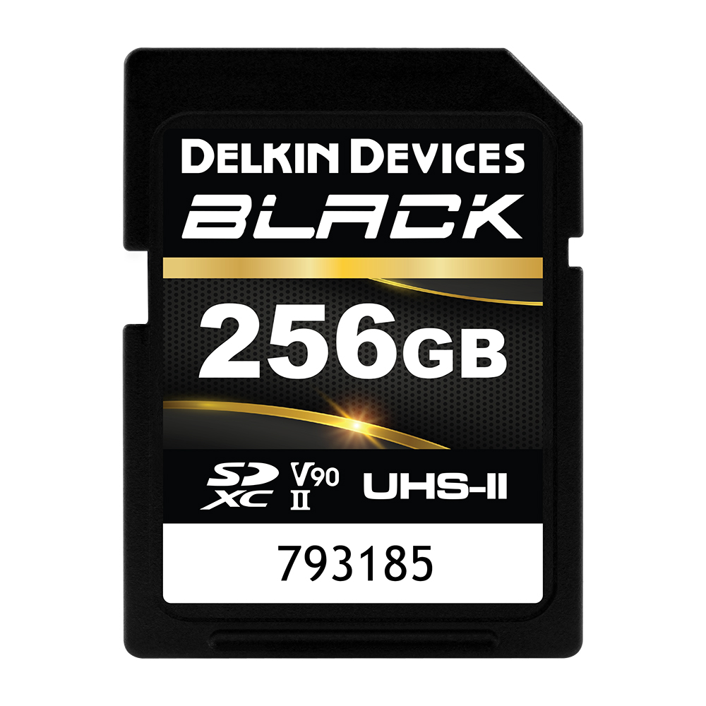 BLACK UHS-II SDXC 256GB R:300MB/s W:250MB/s