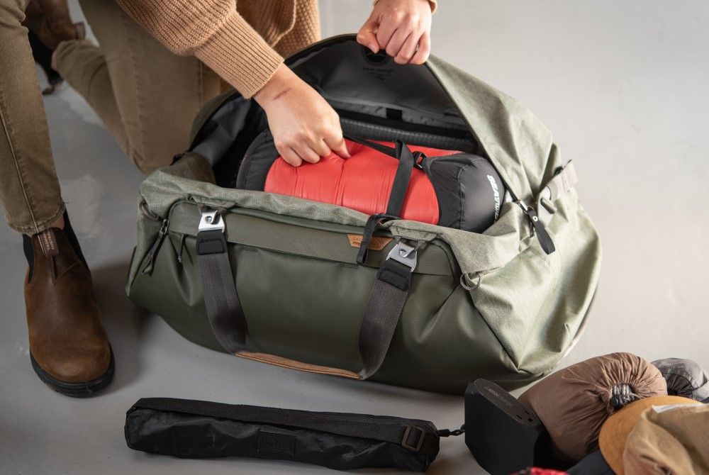 Travel Duffel 65L - Sage PFAS Free
