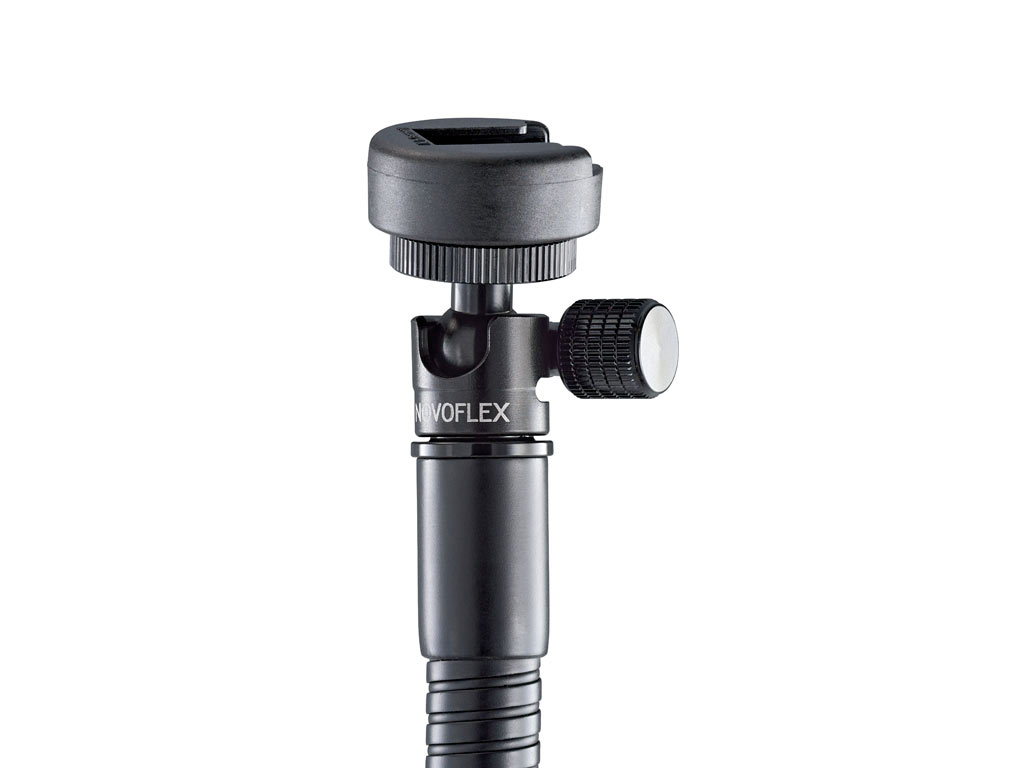 Langer Flexarm mit Kugelkopf und Blitzschuh