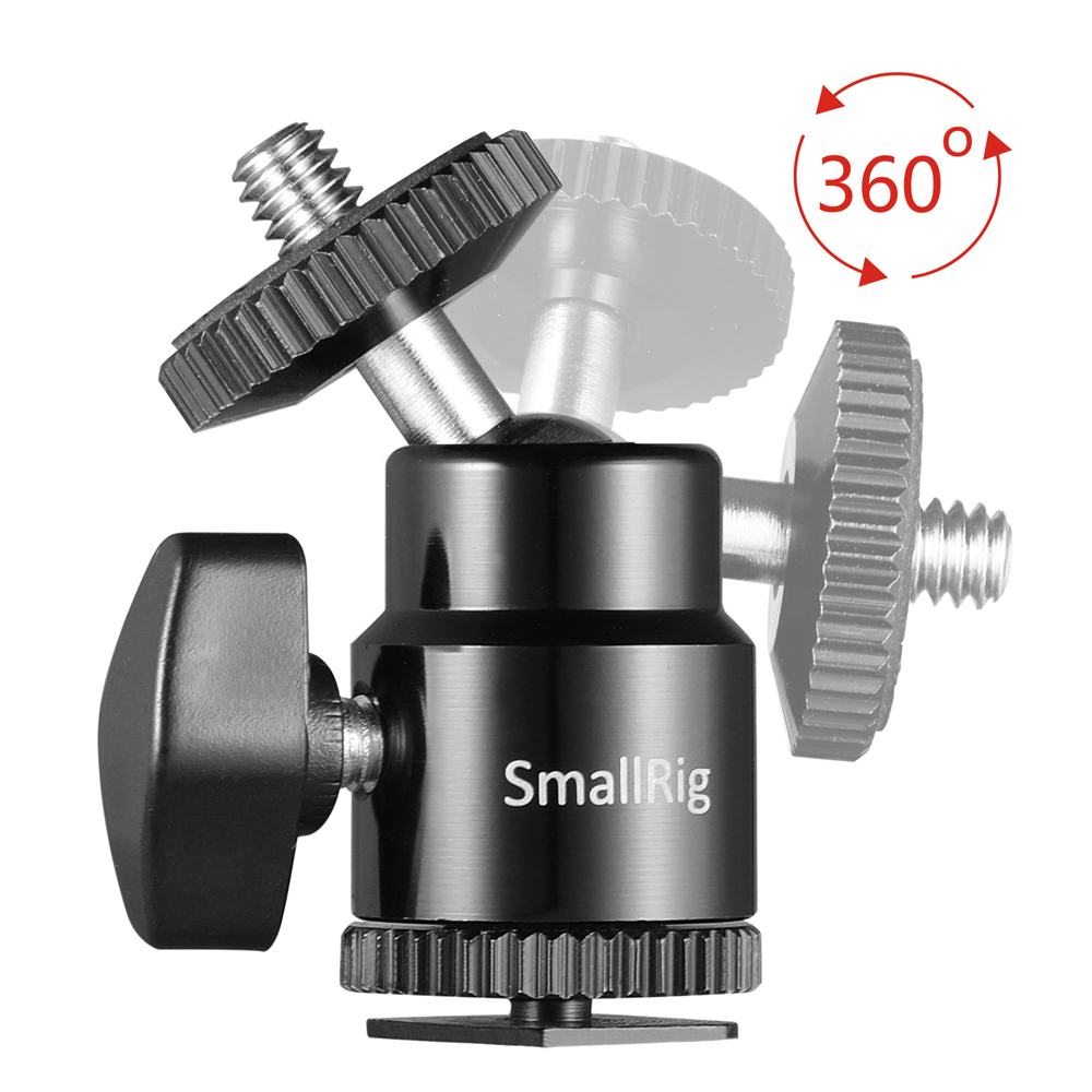 1/4" Camera Hot Shoe Mount with Additional 1/4" Screw (2 Stk) 2059