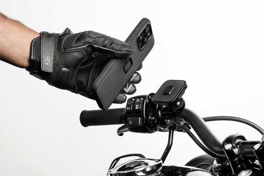 Motorcycle Brake/Clutch Mount - Black