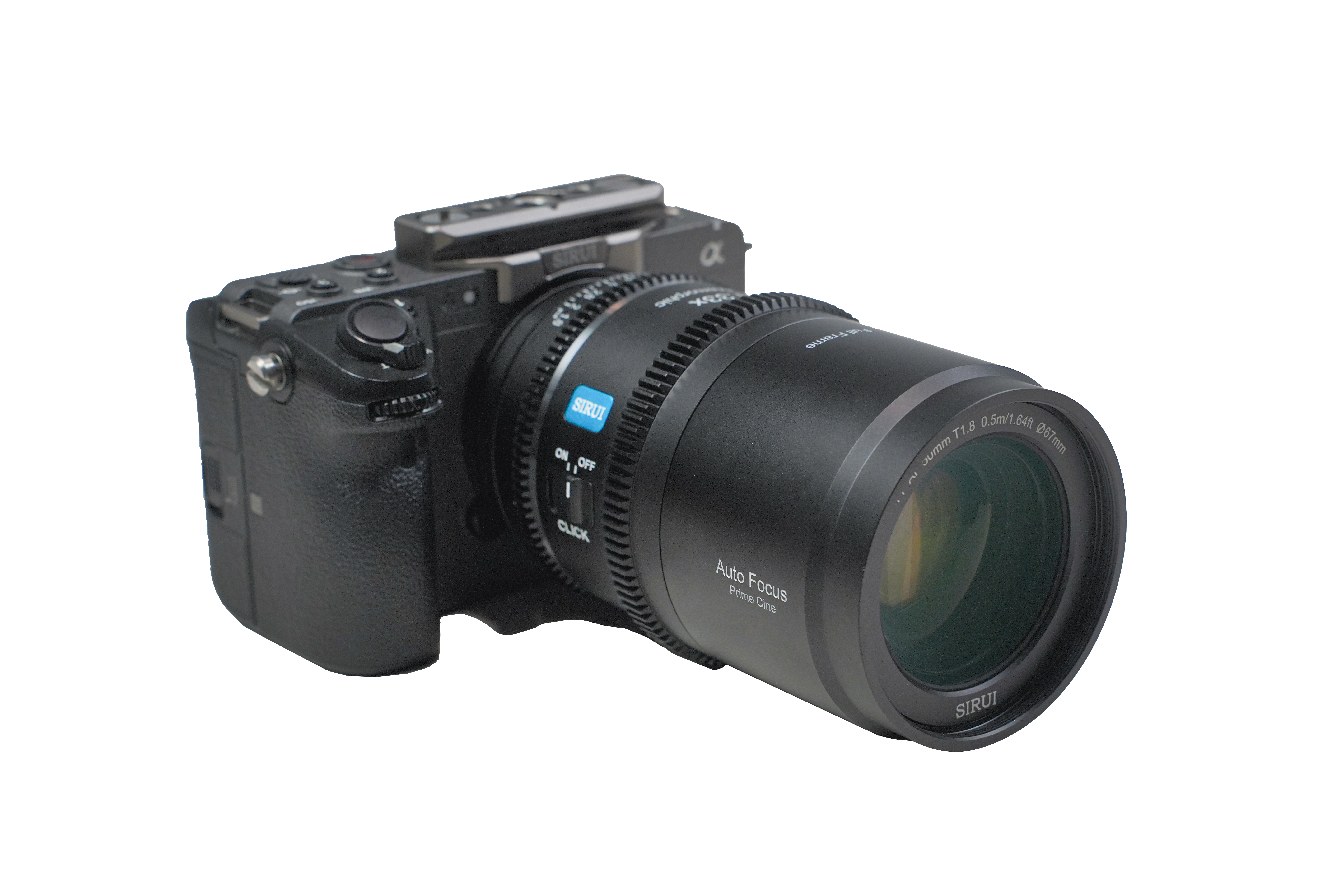 Sirui Astra 50mm  T1.8 1.33x AF Full Frame Anamorphic Cine Lens (E mount) - Blue Flare