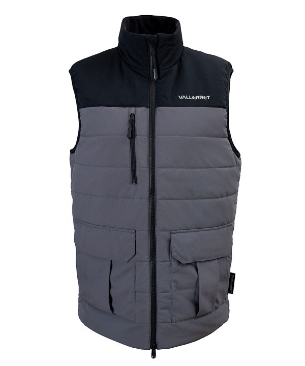 Insulated Camera Vest Charcoal - S