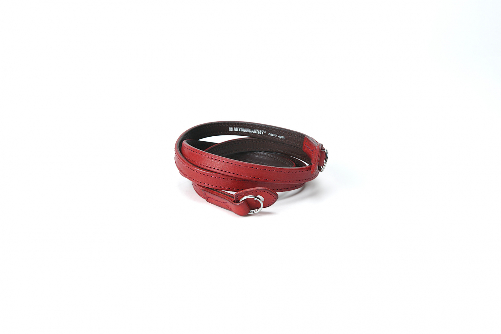 ACAM-280LA Leather Camera Strap (L)- Red