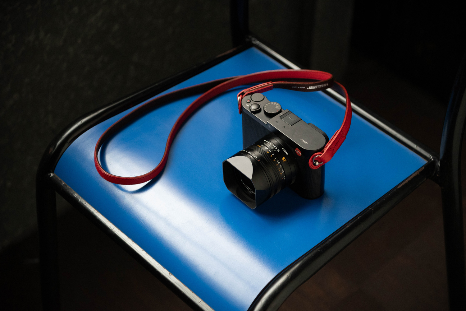 ACAM-280A Leather Camera Strap (S) - Red