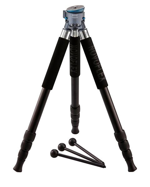 3-Bein Stativ mit 4-Segementigen Aluminiumbeinen
