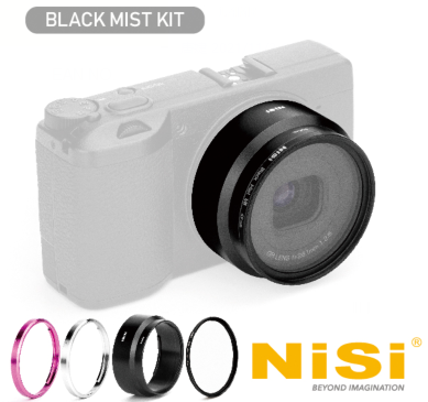 Black Mist Kit für RICOH GR IIIx - Rose Red & Silver