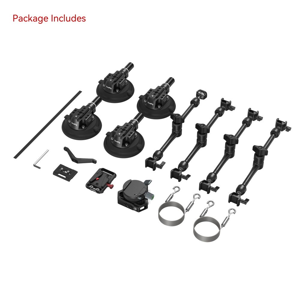 4-Arm Suction Cup Camera Mount Kit SC-15K 3565B