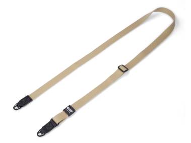ACAM-100AA Slim and Soft Cloth Camera Strap (L) - Beige