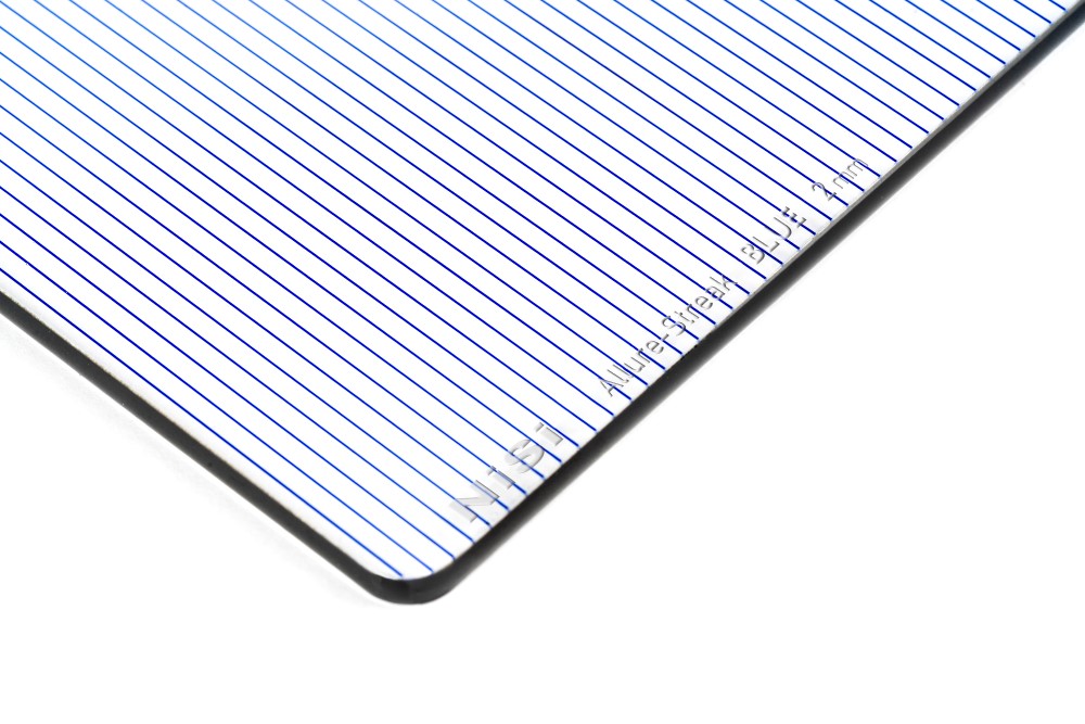 Allure-Streak BLUE 2mm, 4"x5.65"