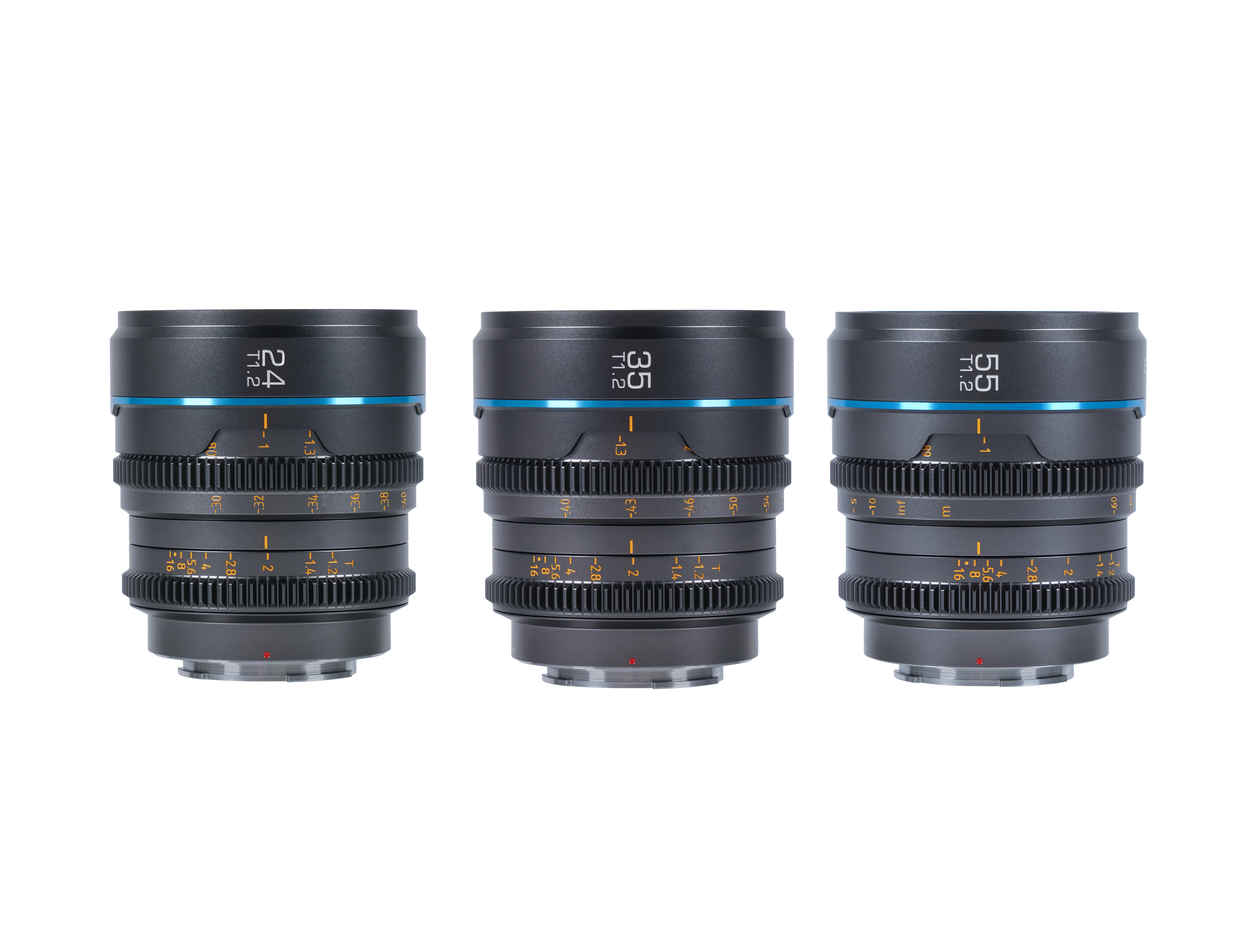 Sirui Nightwalker 24/35/55mm T1.2 MF Bundle (X-Mount)-Grey