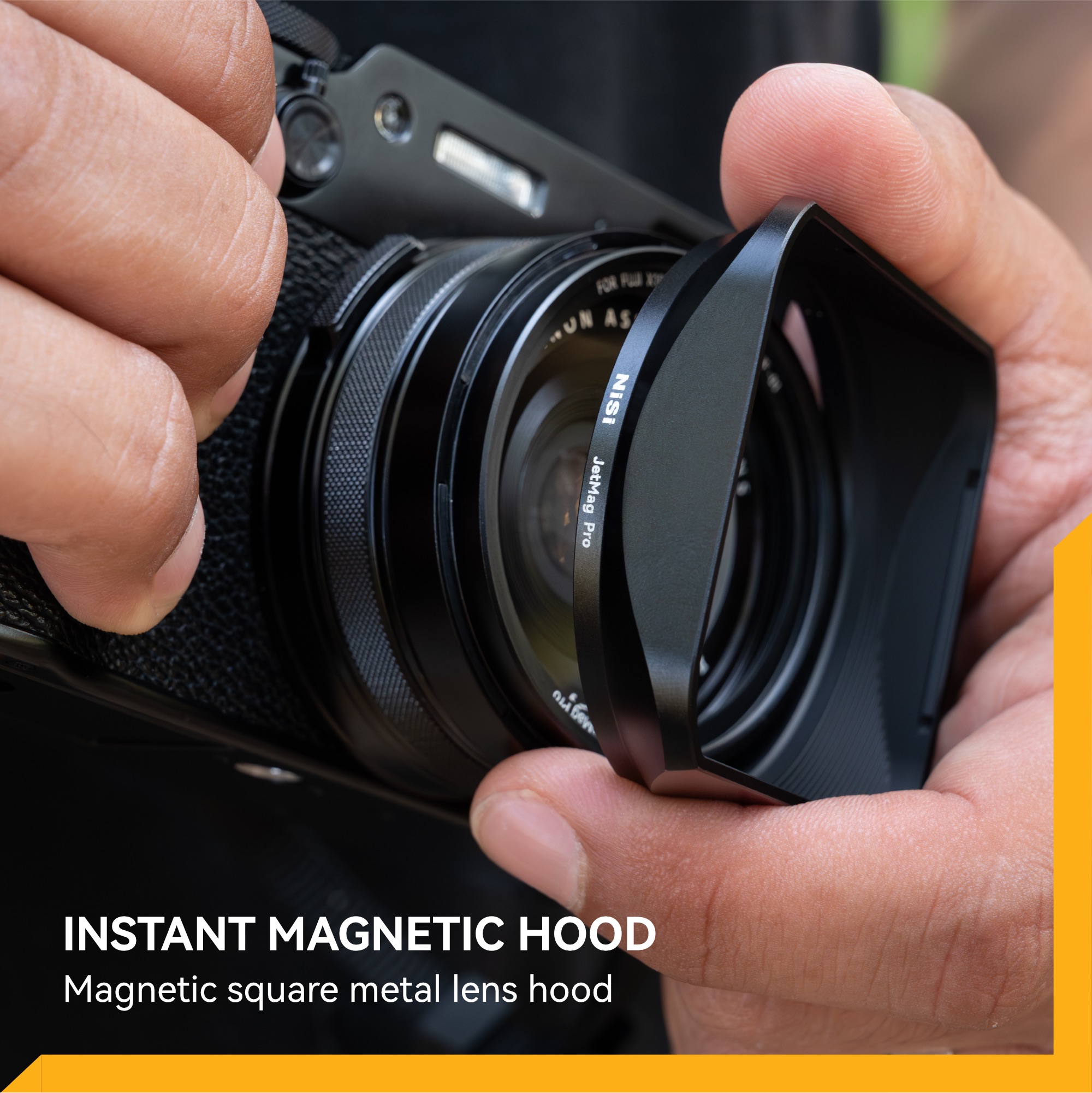 Jetmag Pro for Fujifilm X100 Series Lens Hood Kit - Black