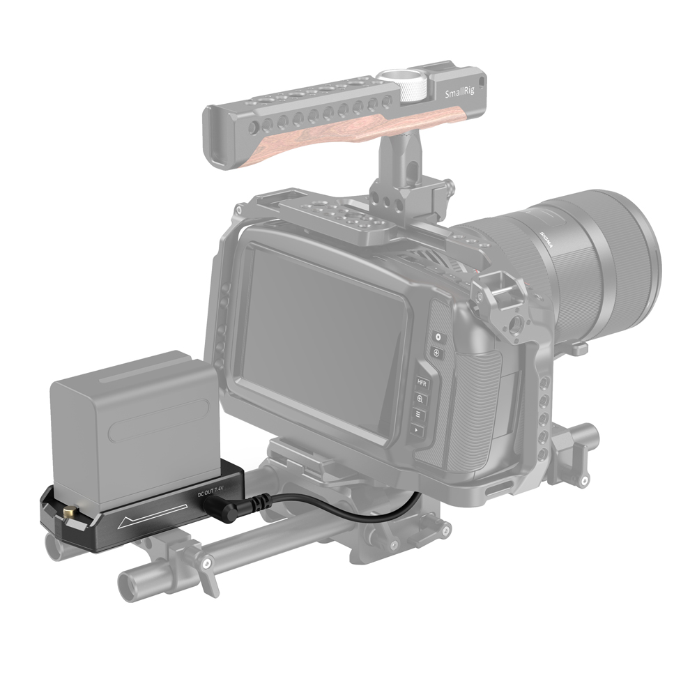 NP-F Battery Adapter Plate Lite BMPCC 4K/6K 3093