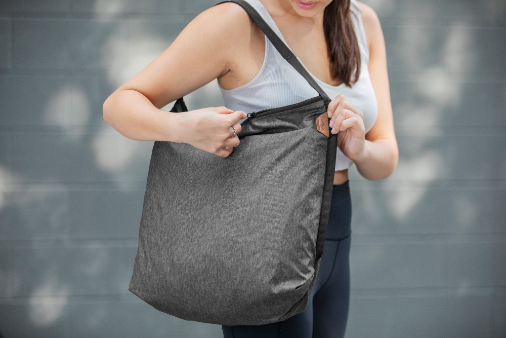 Packable Tote - Charcoal PFAS Free