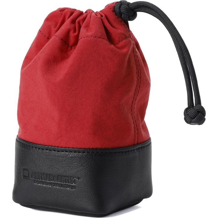Fabric Camera Lens Pouch - Red (M)