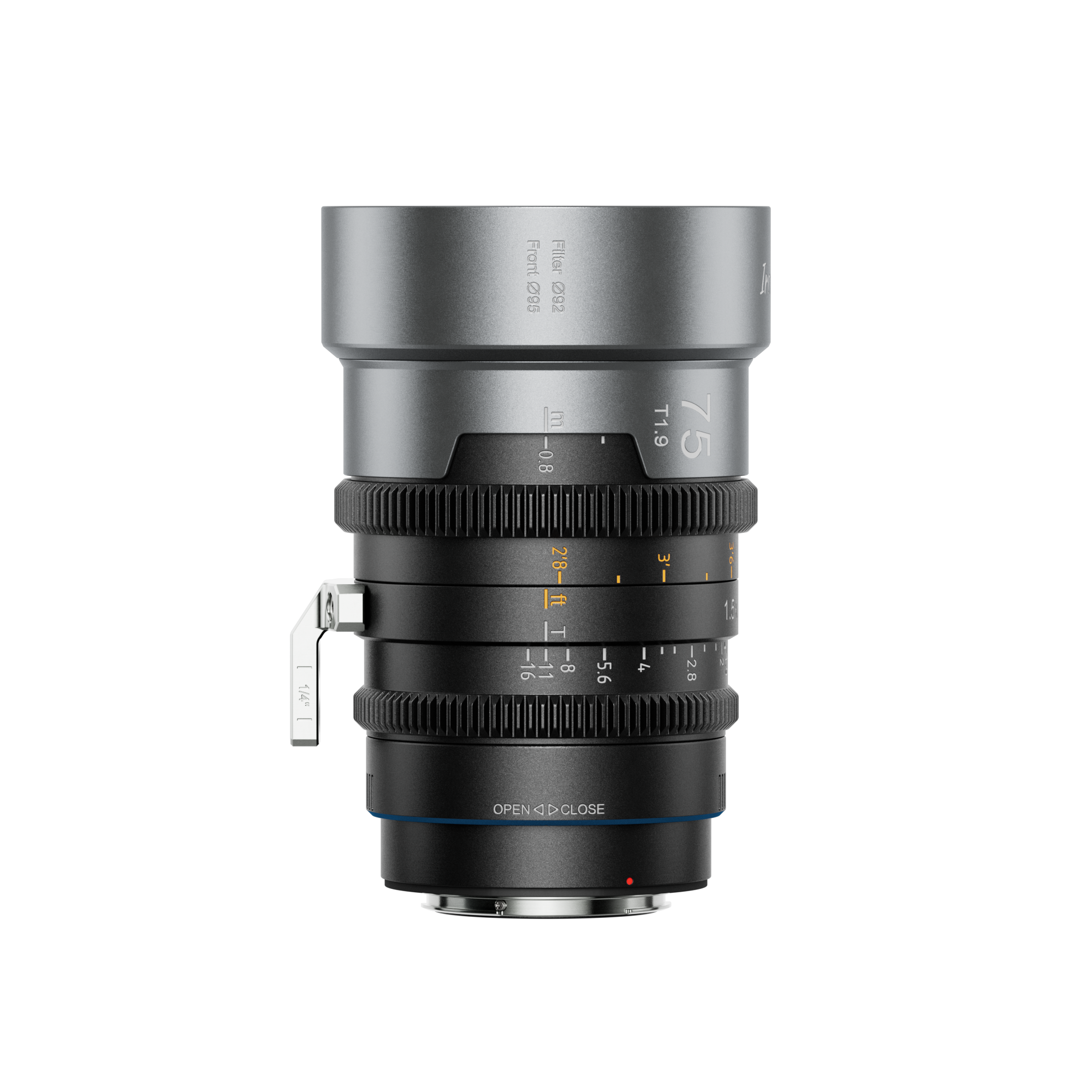 IronStar 75/100/135mm  1.5x Anamorphic FF Cine - Blue Flare