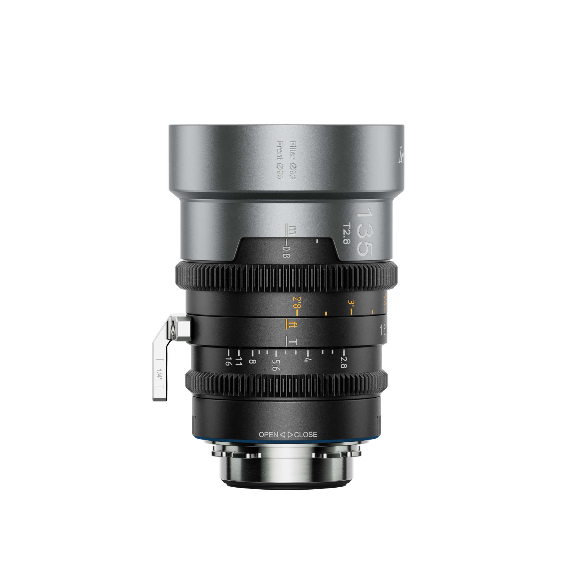 IronStar 135mm T1.9 1.5x Anamorphic FF Cine - Blue Flare
