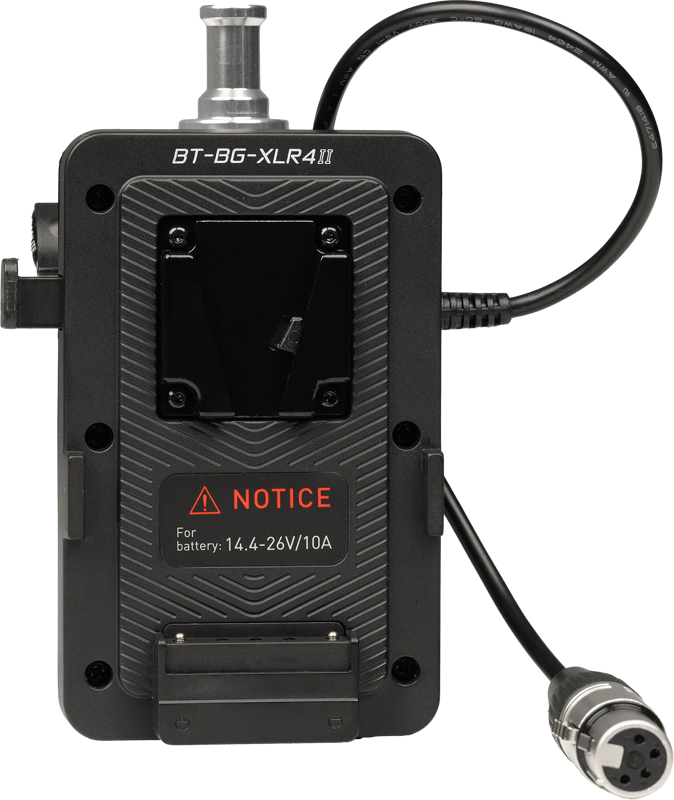 NANLITE V-Mount Battery Grip w. 4-Pin XLR Connector