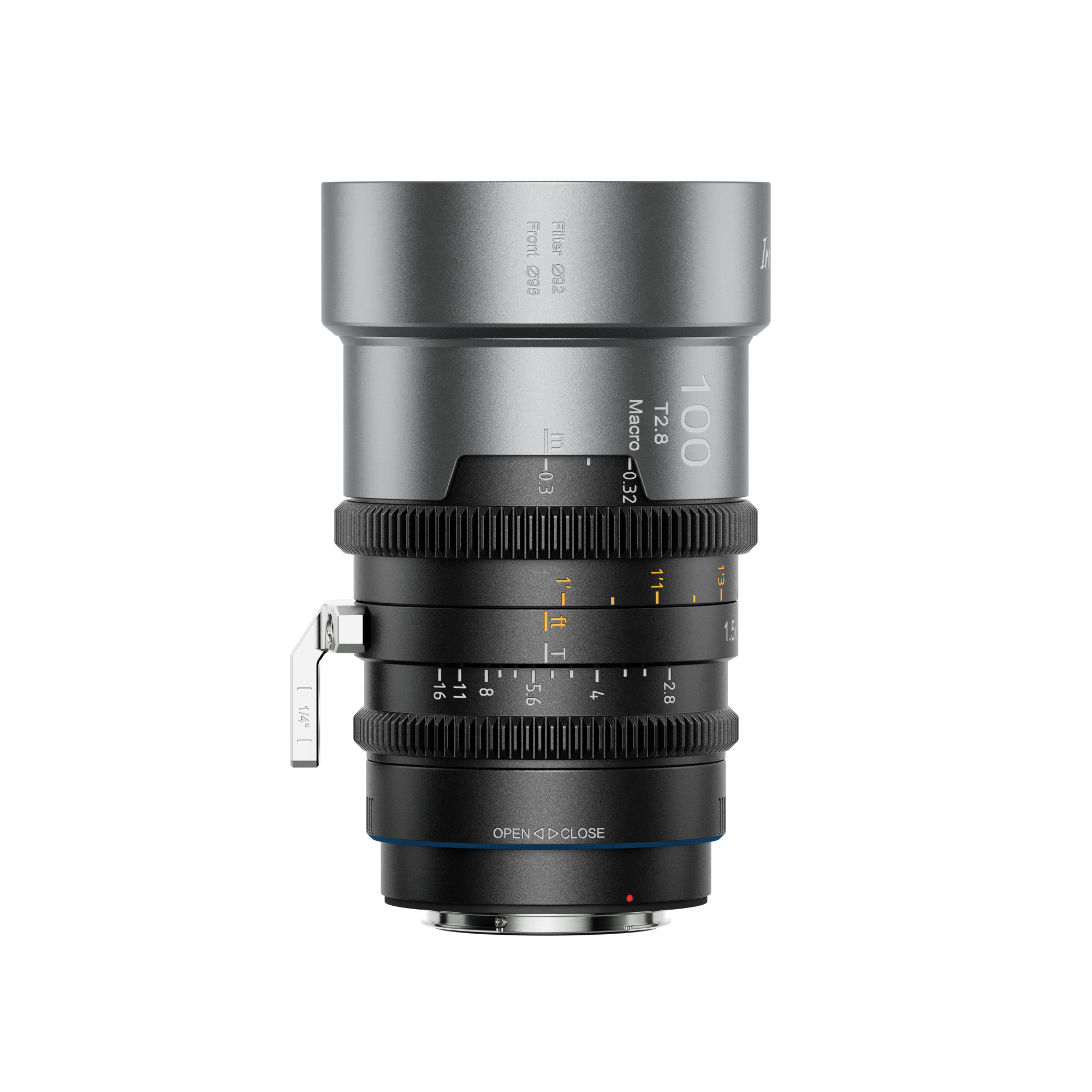 IronStar 100mm T1.9 1.5x Anamorphic FF Cine - Blue Flare