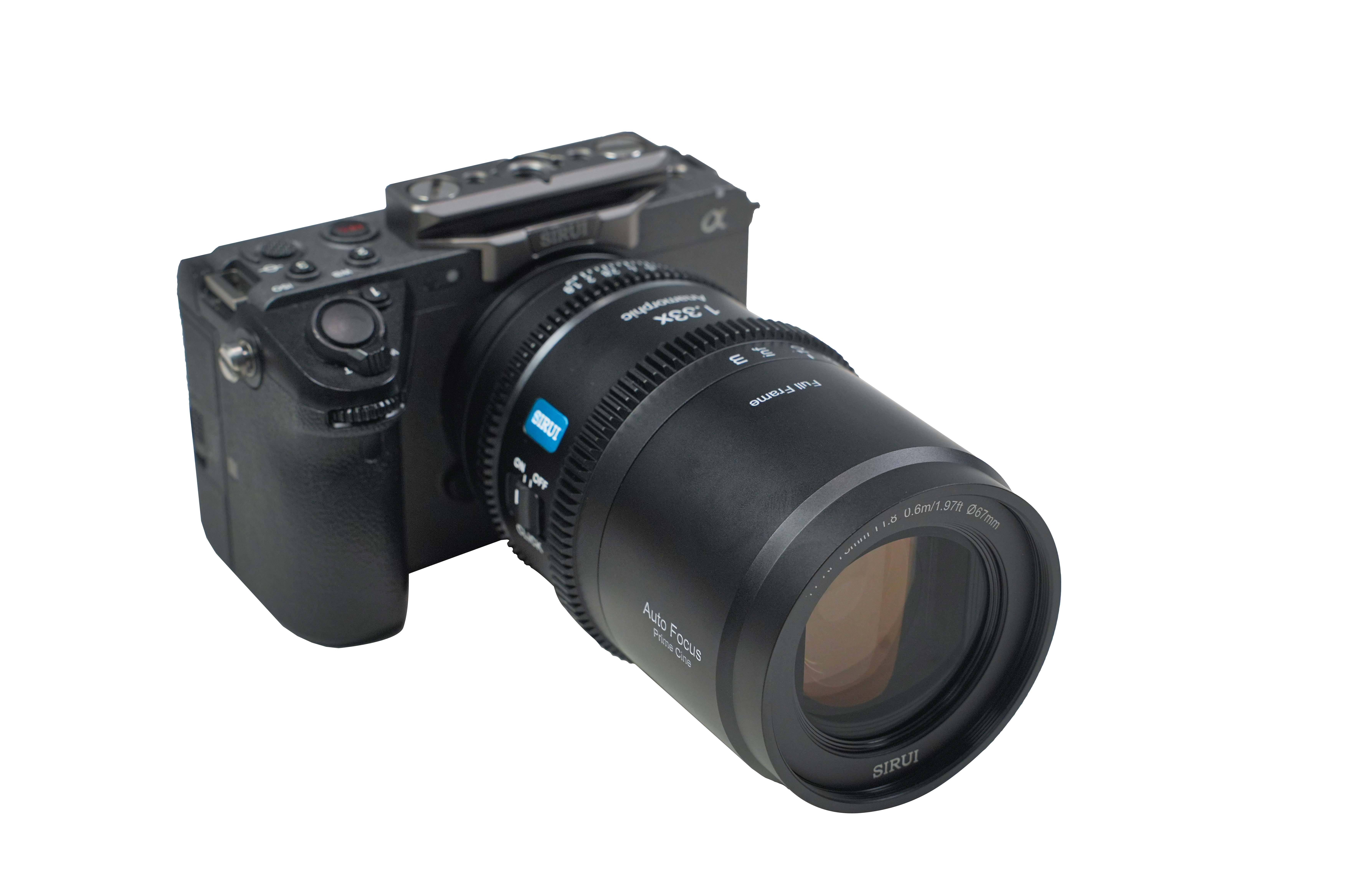 Sirui Astra 75mm  T1.8 1.33x AF Full Frame Anamorphic Cine Lens (Z mount) - Neutral Flare