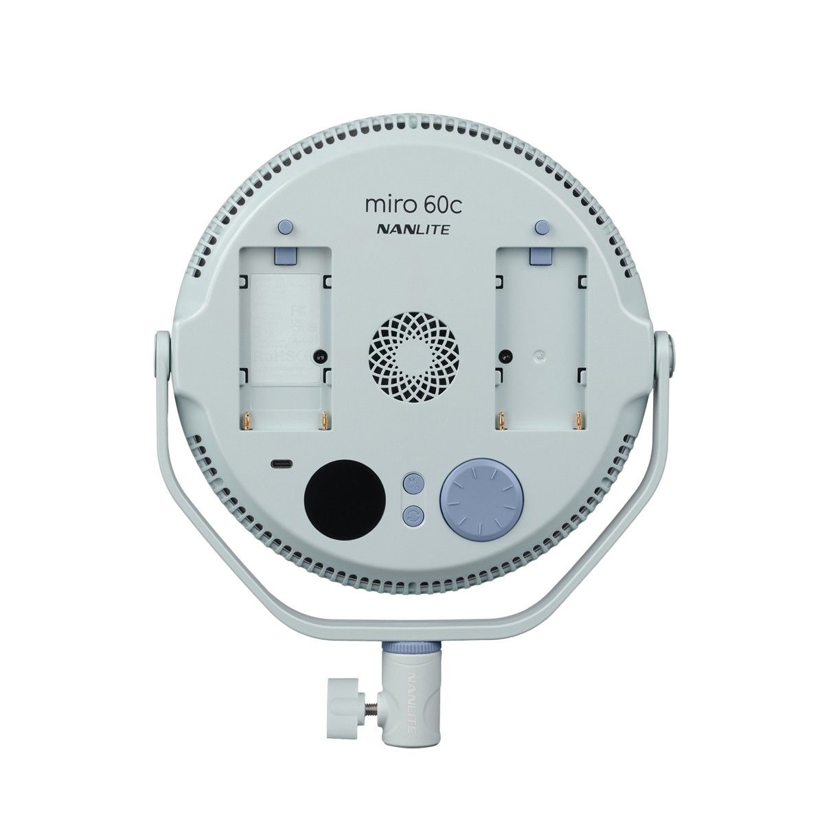 NANLITE miro 60c LED Full-color Round Panel Light - Mint Blue