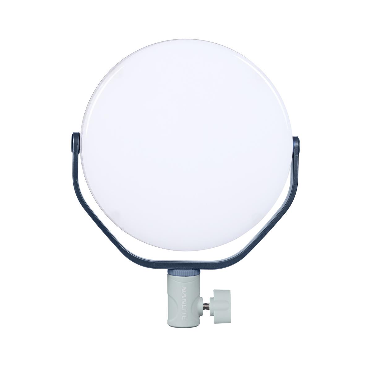 NANLITE miro 30c LED Full-color Round Panel Light - Midnight Blue