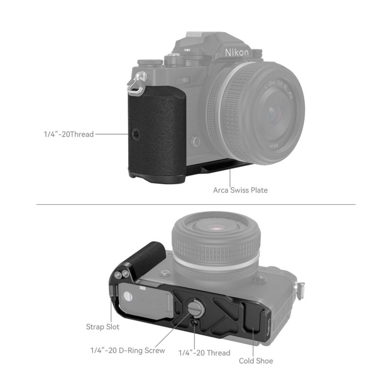 L-Shape Grip Nikon Z fc (Black) 4263