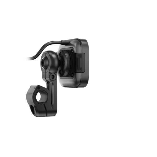 Motorcycle Charging Mirror Mount - Black