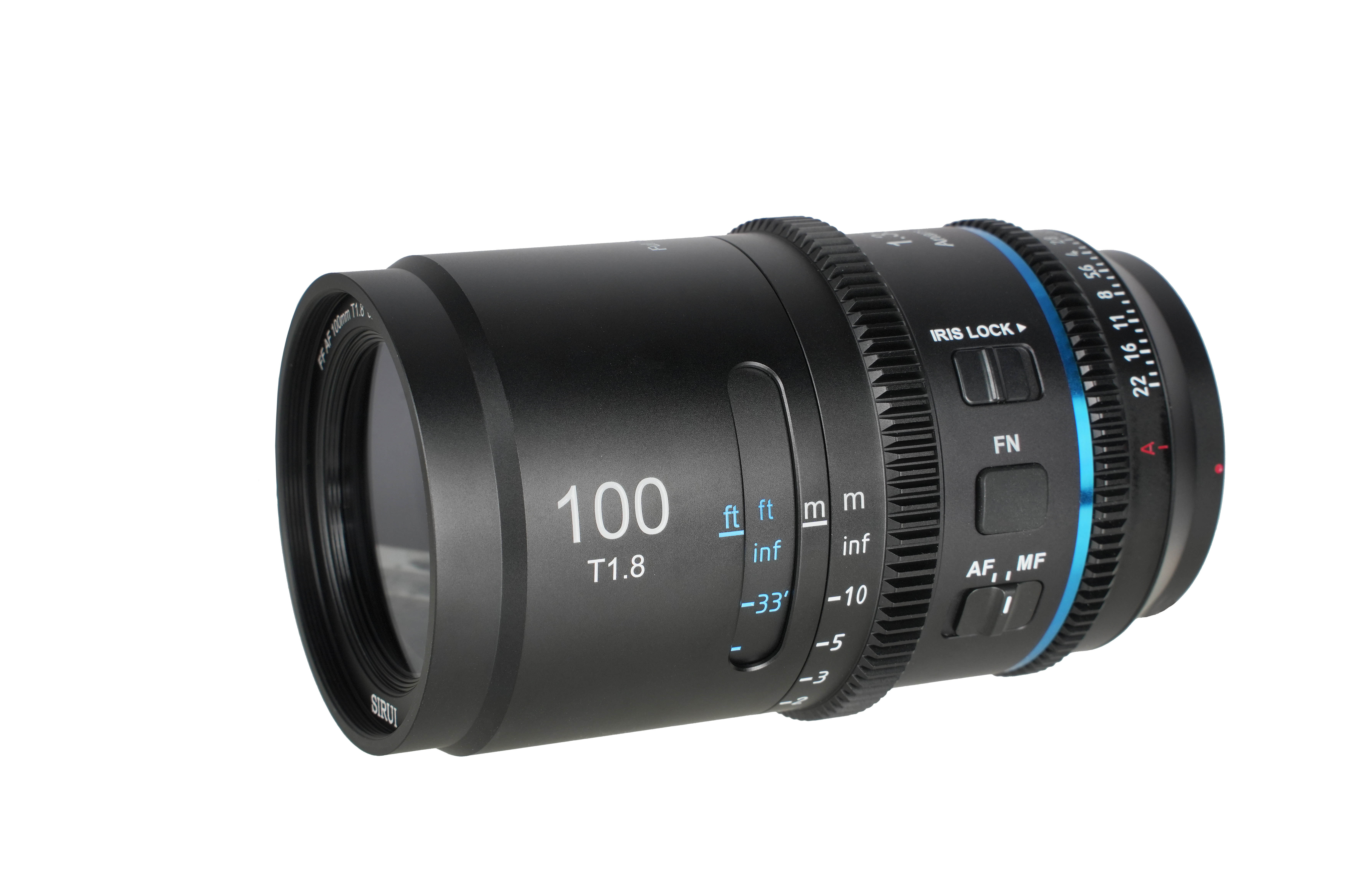 Sirui Astra 100mm  T1.8 1.33x AF Full Frame Anamorphic Cine Lens (E mount) - Blue Flare