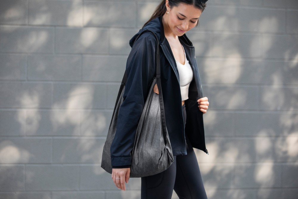 Packable Tote - Charcoal PFAS Free