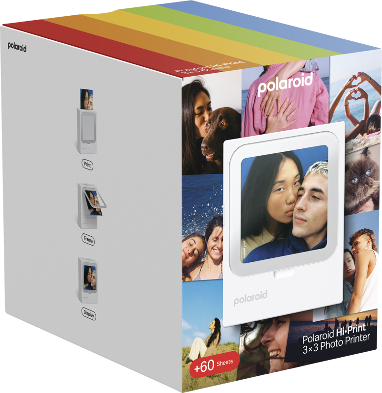 Polaroid Hi Print 3x3 Pocket Printer + 60 Sheets