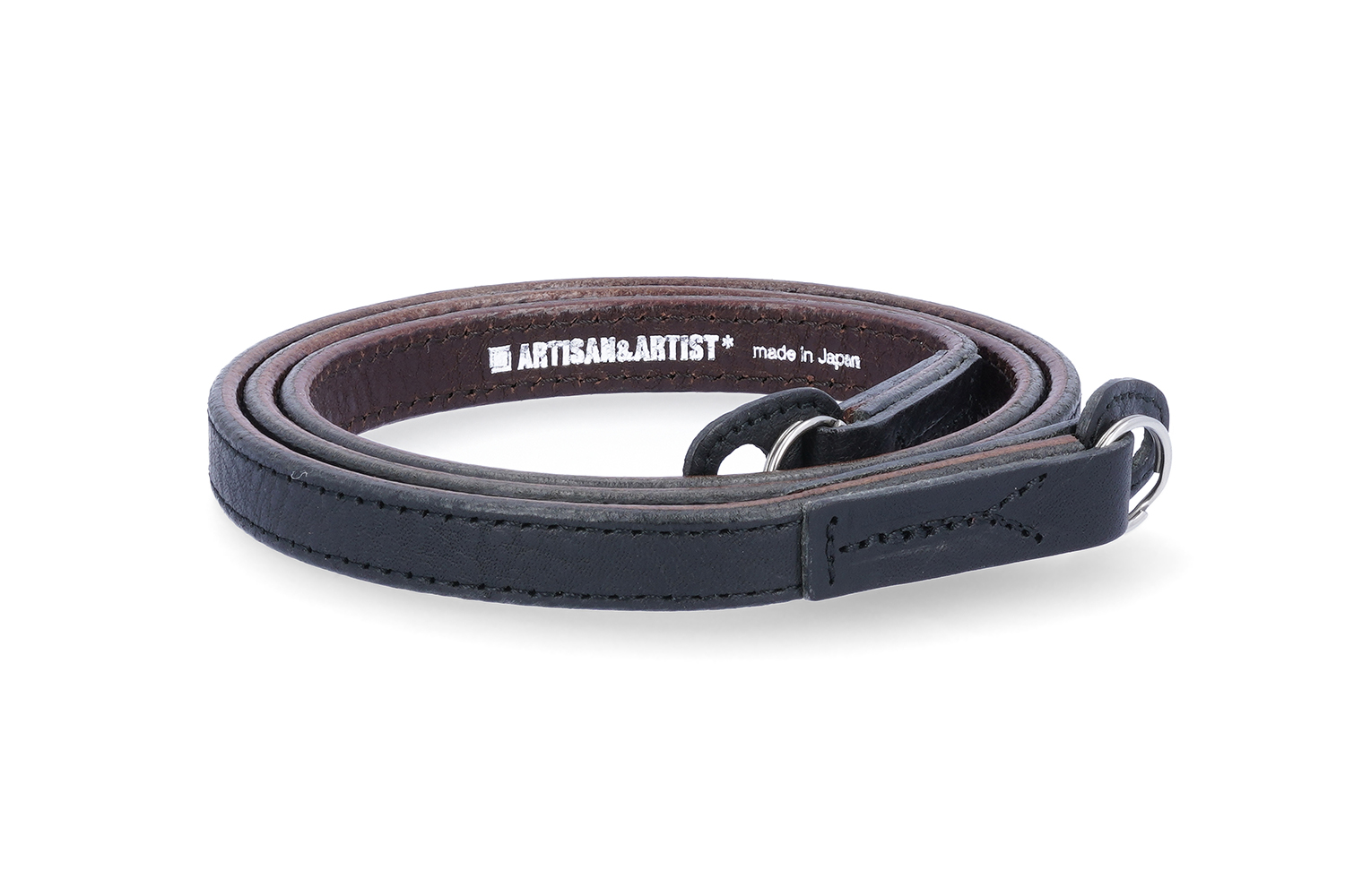 ACAM-280A Leather Camera Strap (S) - Black