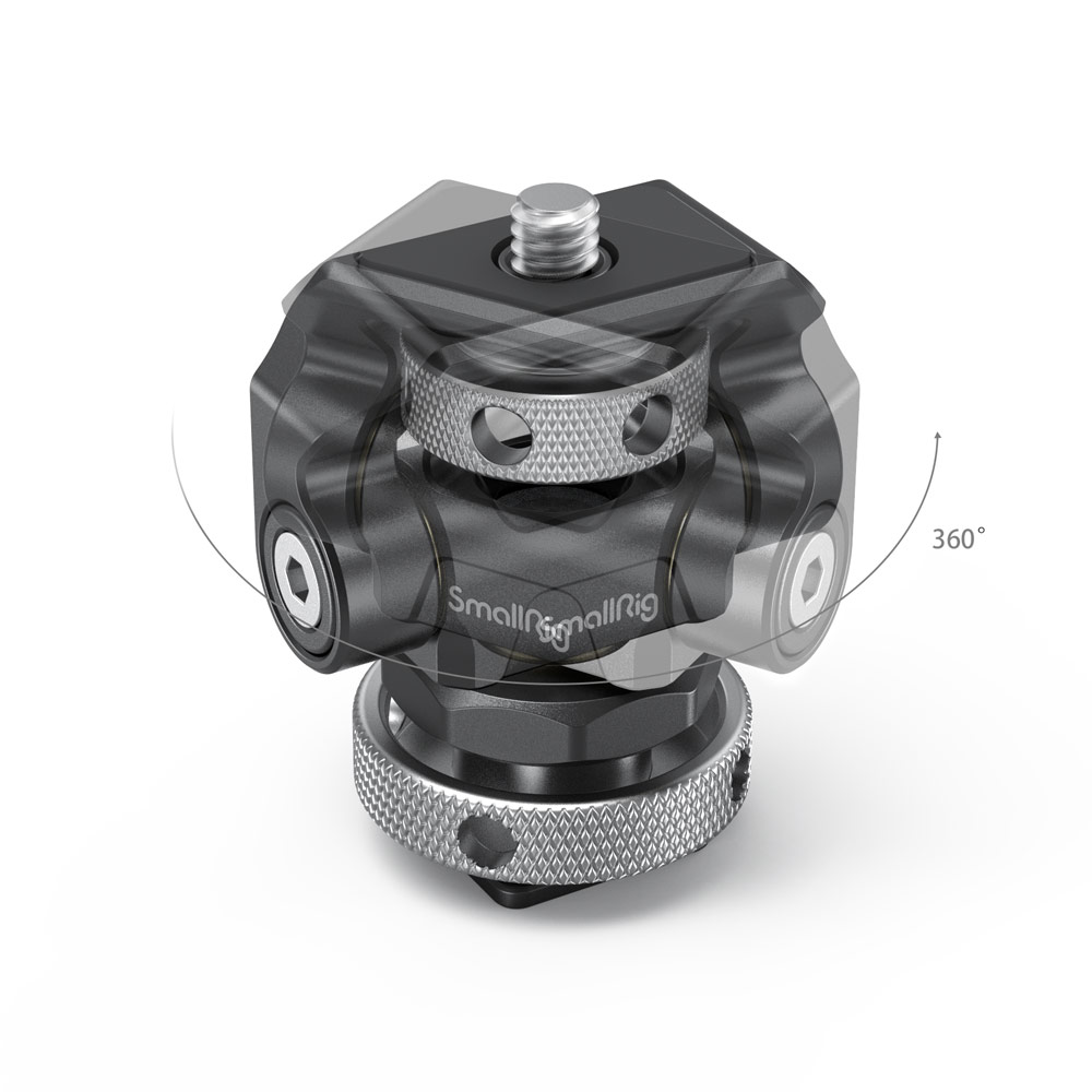 Swivel and Tilt Monitor Mount with Cold Shoe Mount 2905B