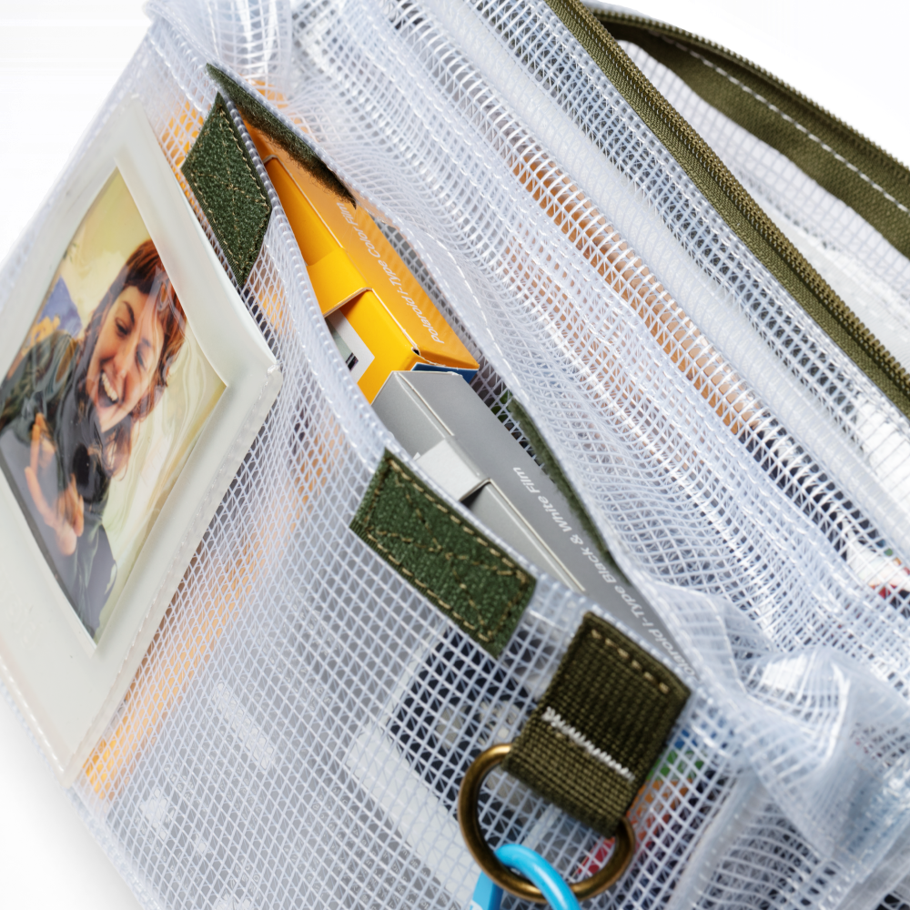 Polaroid Ripstop Crossbody - Clear