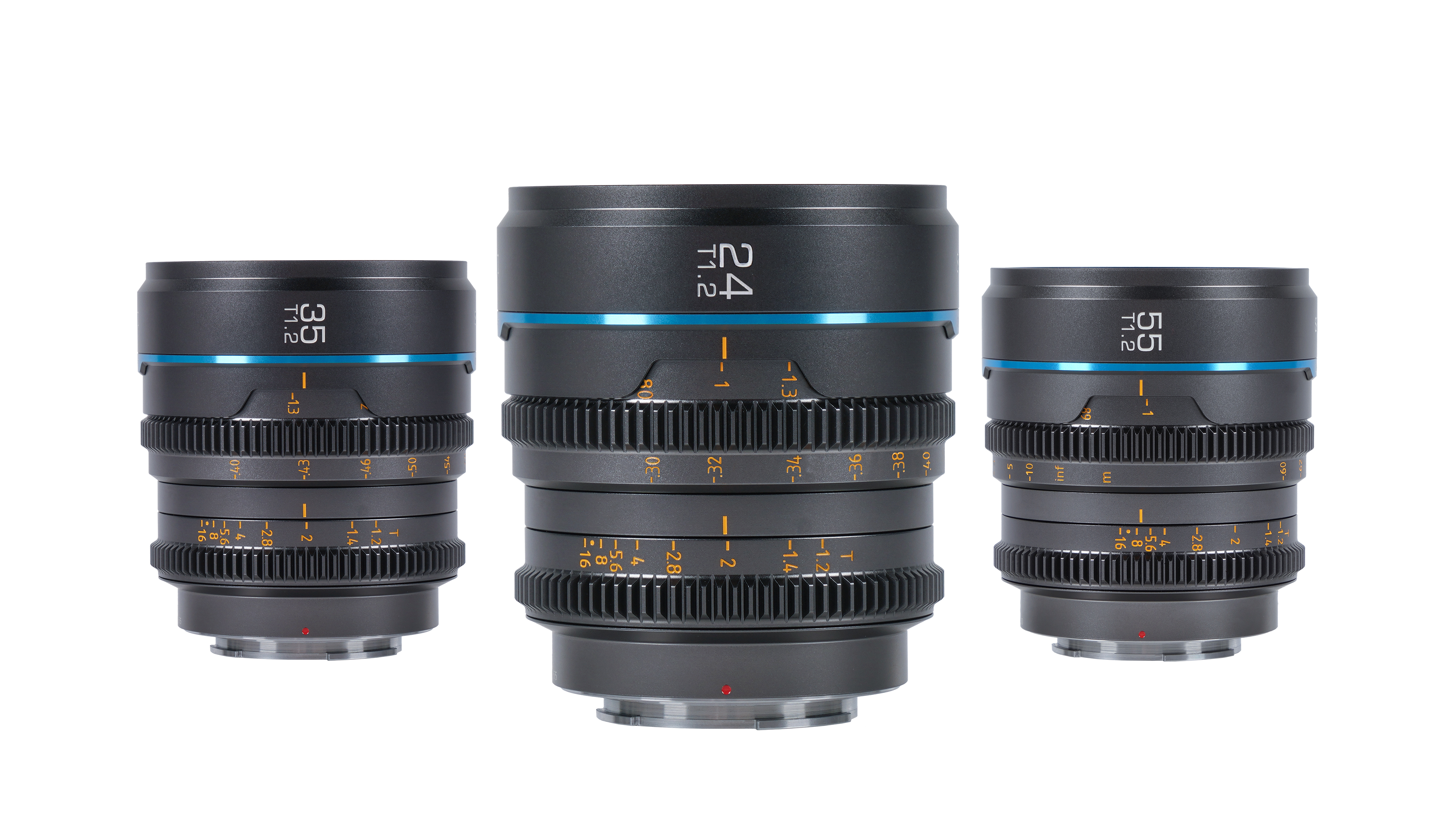 Sirui Nightwalker 24/35/55mm T1.2 MF Bundle (X-Mount)-Grey