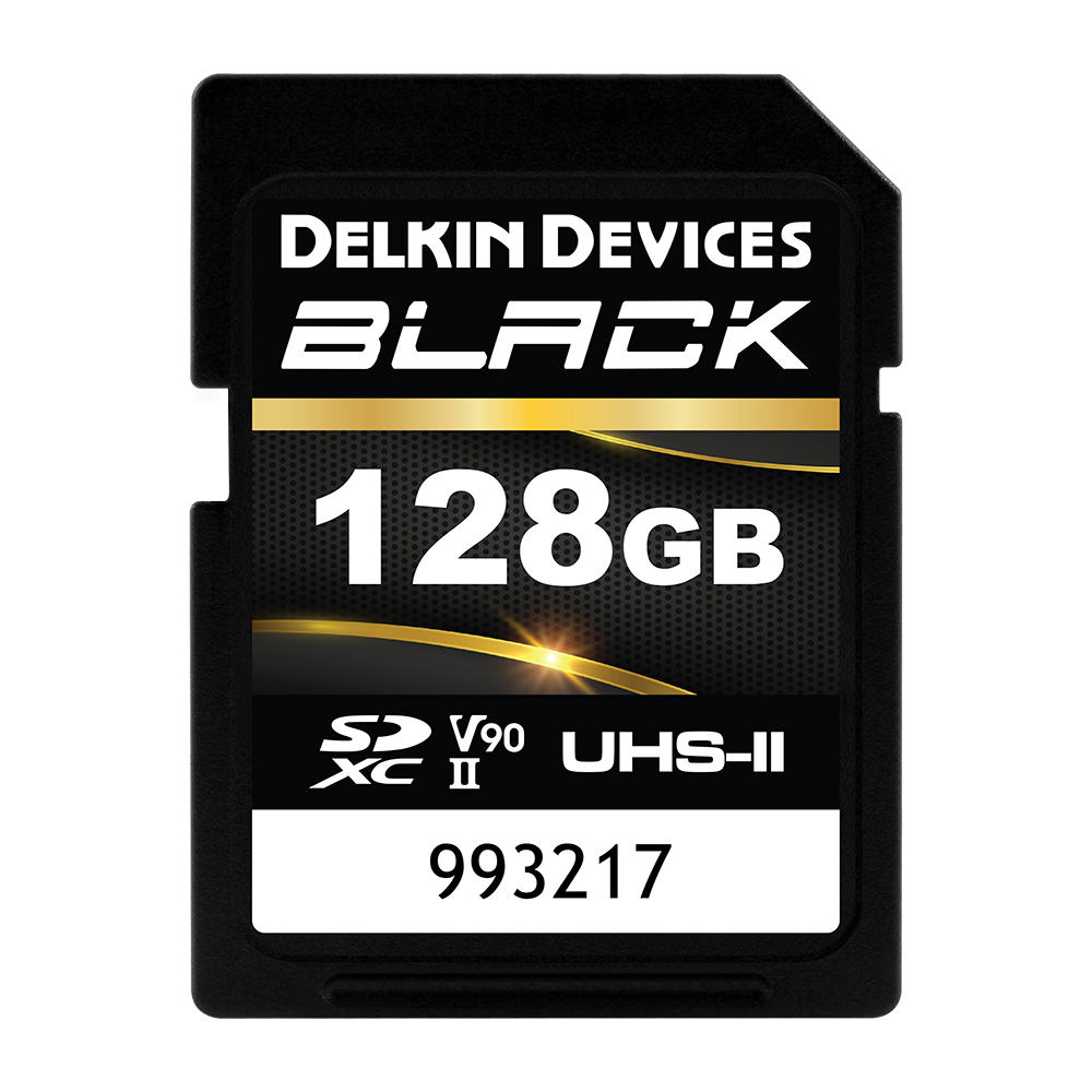 BLACK UHS-II SDXC 128GB R:300MB/s W:250MB/s