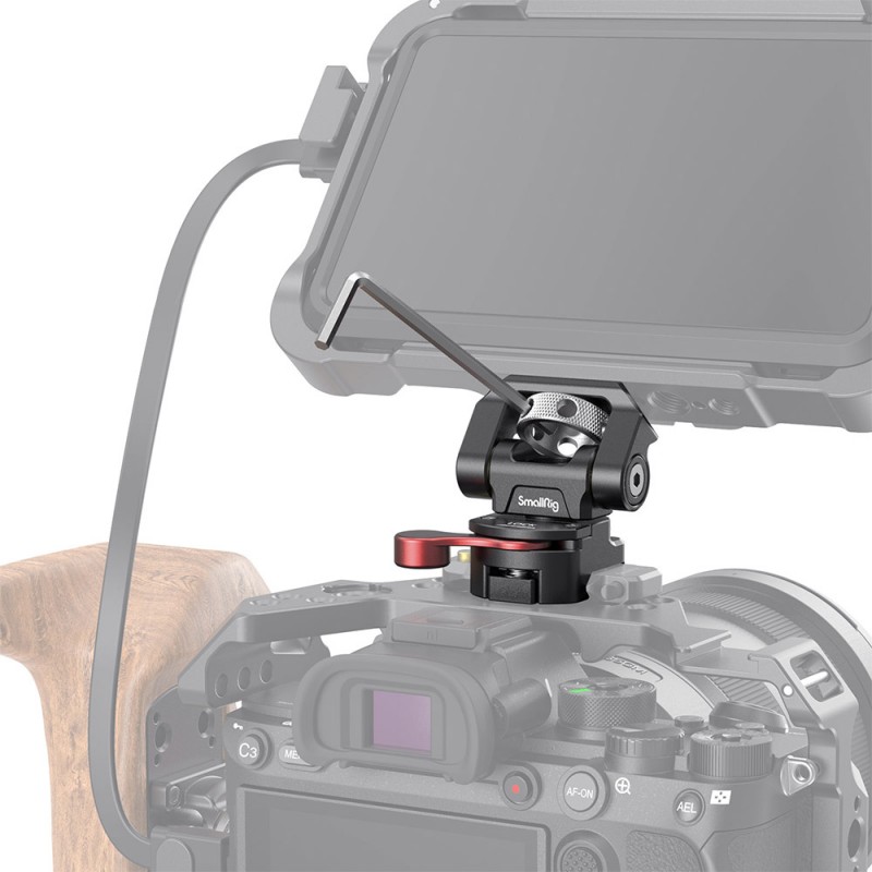 Swivel and Tilt Adjustable Monitor Support with NATO Clamp 2906B