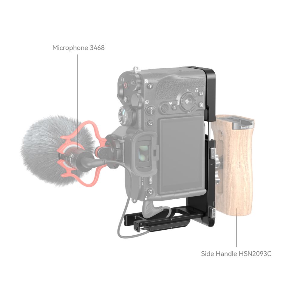 SmallRig Foldable L-Shape Mount Plate for Sony A7R V/A7 IV/A7S III 3984