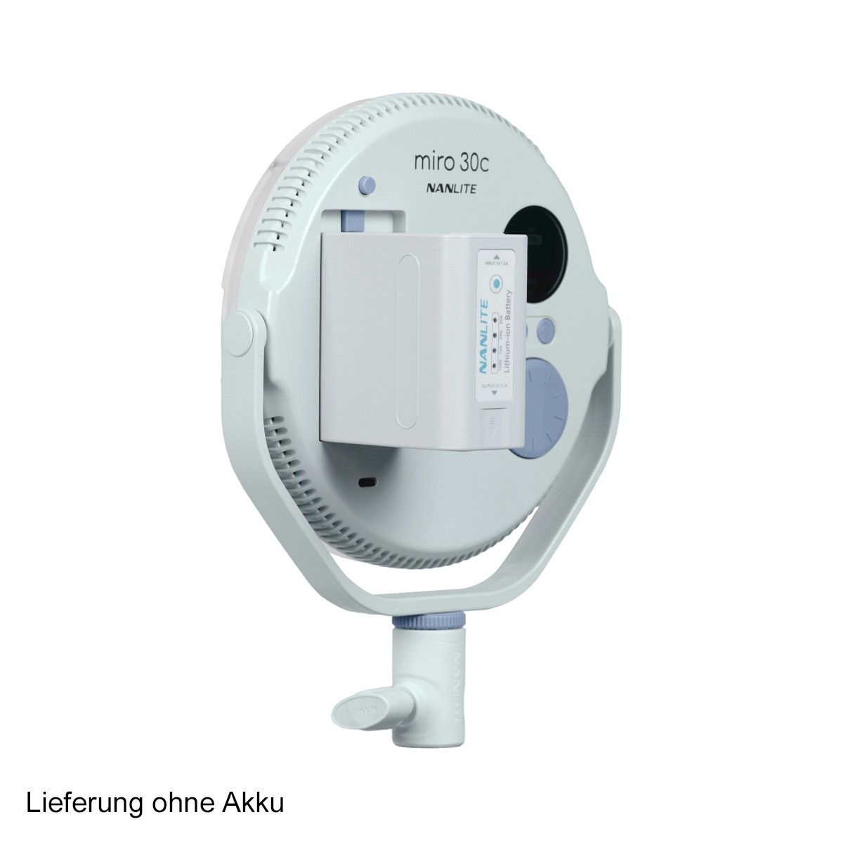 NANLITE miro 30c LED Full-color Round Panel Light - Mint Blue