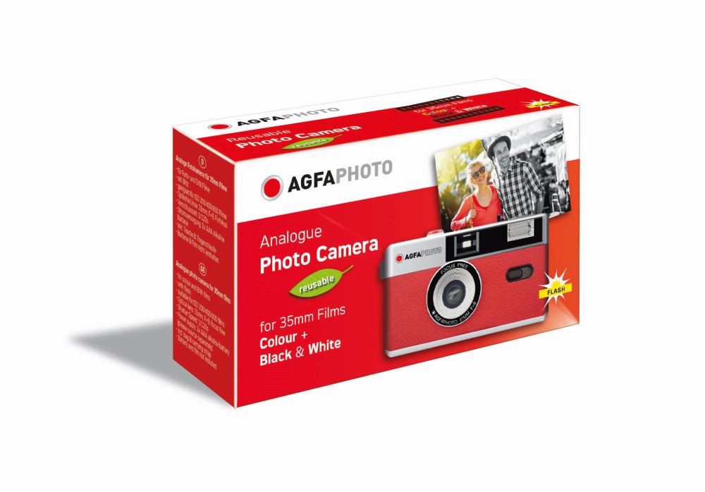 Agfa 35mm Analogue Camera - Red