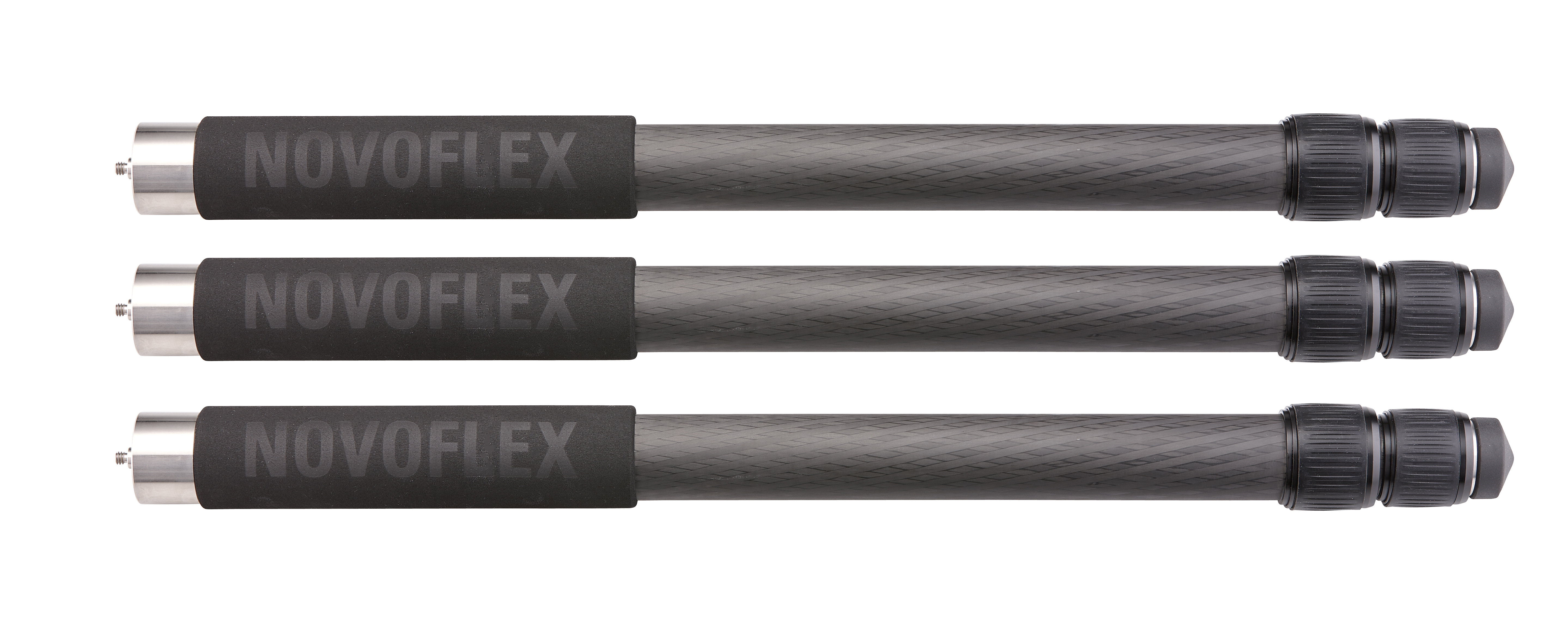 3x QuadroLeg Carbon 3 Segmente, Ø39mm