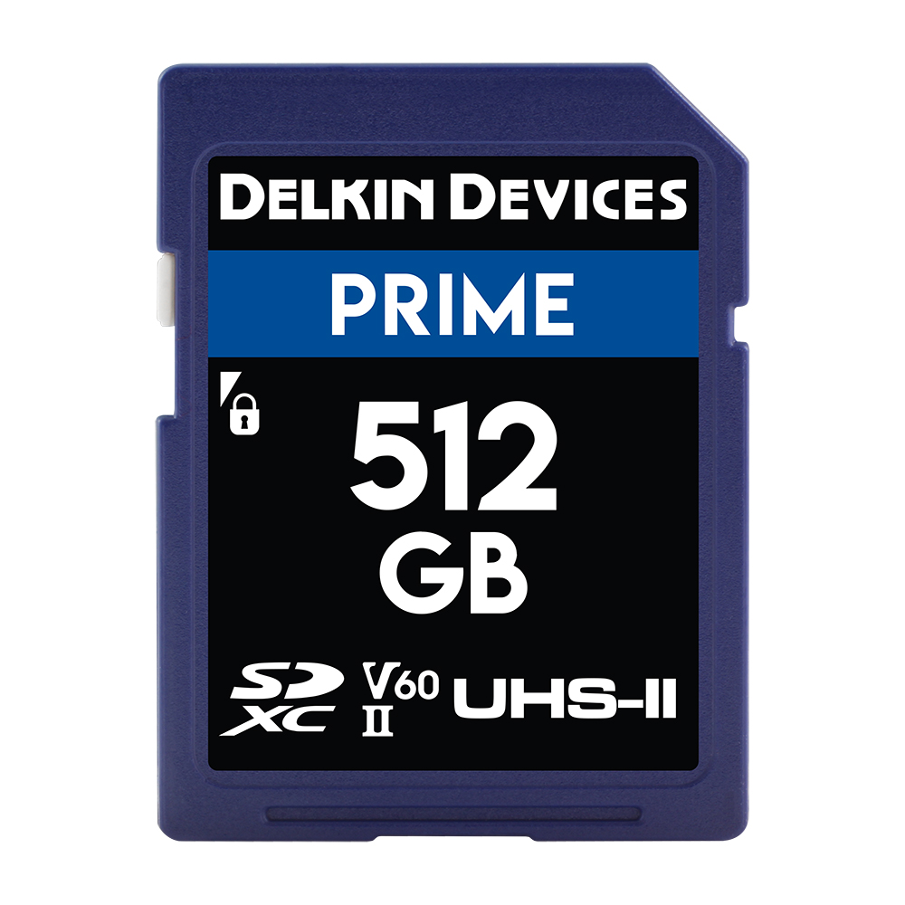 PRIME UHS-II (V60) 512GB R:280MB/s W:150MB/s