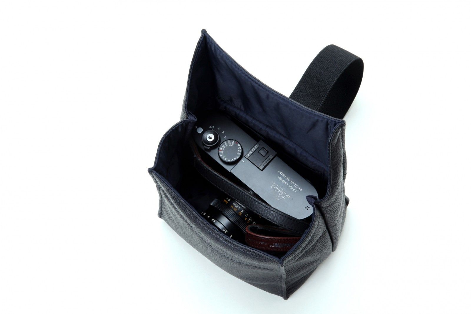 ACAM-77 Leather Pouch (S) - Black