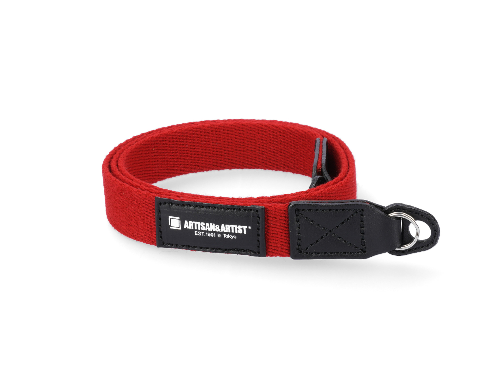 ACAM-102A Slim and Soft Cloth Camera Strap (S) - Red