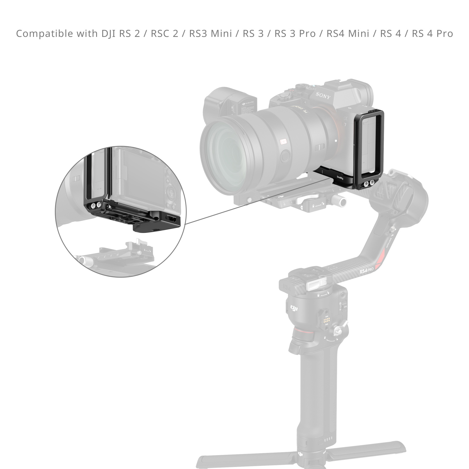 L-Shaped Mount Plate with AirTag Slot Sony Alpha 7 V / 7R V / 7 IV 6034