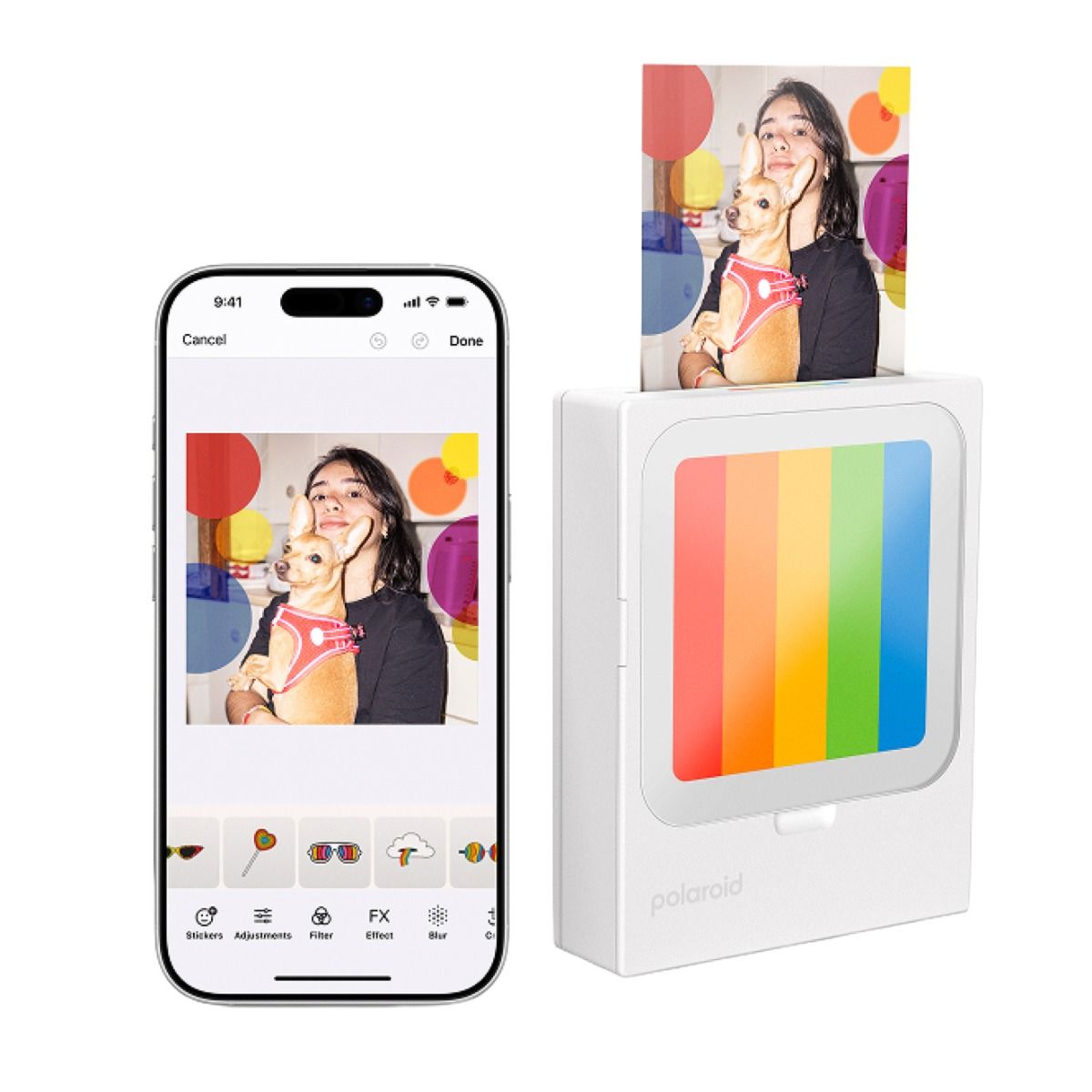 Polaroid Hi Print 3x3 Pocket Printer + 10 Sheets