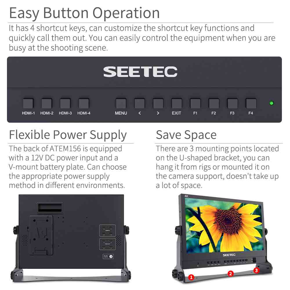 SEETEC ATEM156 Monitor