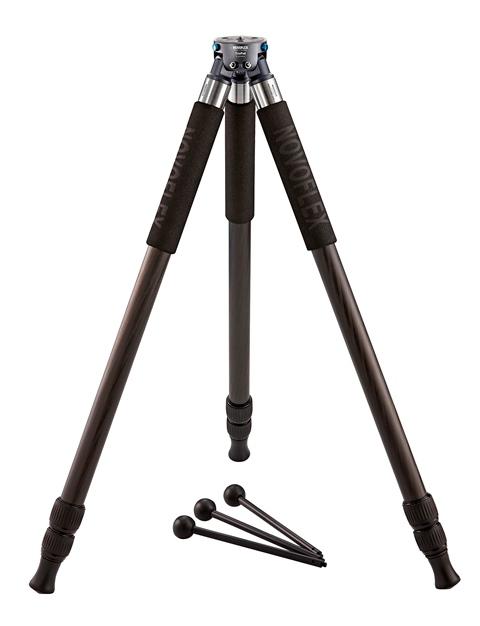 3-Bein Stativ mit 3-segmenten und 3 austauschbaren Mini Beinen Carbon