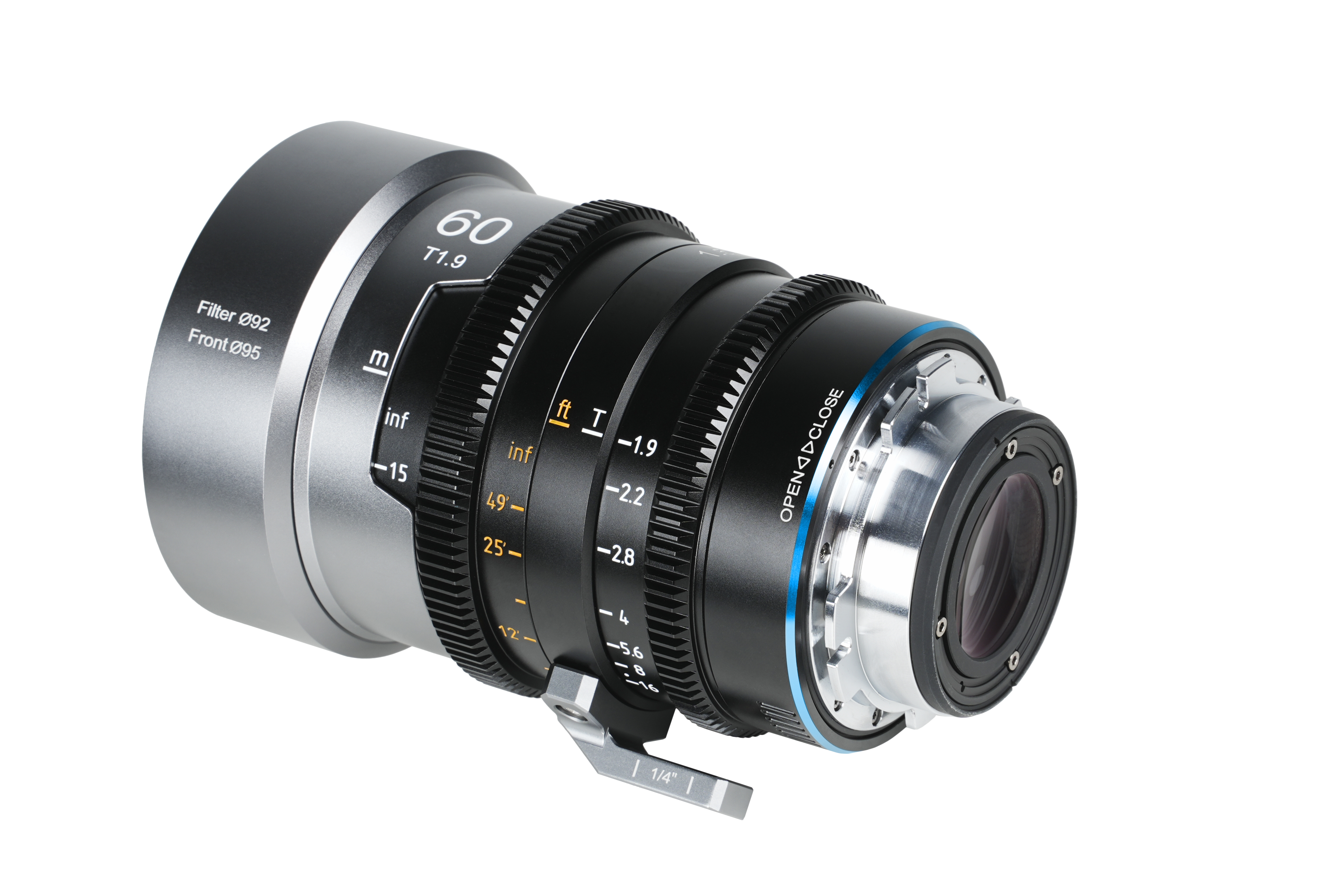 Sirui IronStar 60mm T1.9 1.5x Anamorphic Full Frame Cine Lens (PL / EF- Mount)- Blue Flare