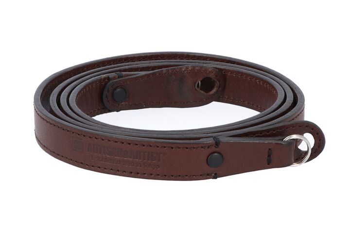 Leather Camera Strap (L) - Brown